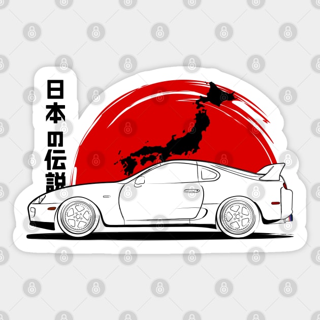 JDM Supra Sticker by turboosted